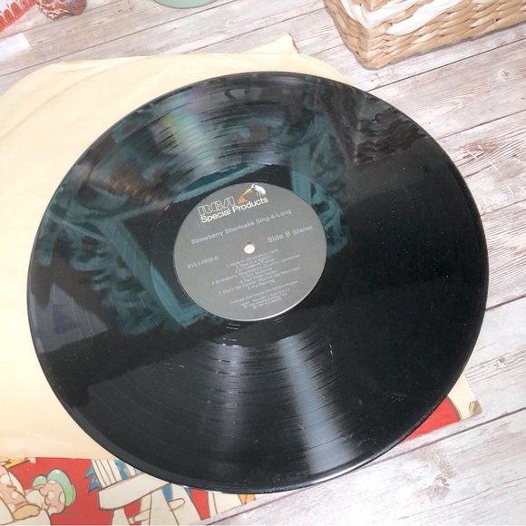 Vintage Strawberry Shortcake Sing-A-Long Vinyl Record RCA 1981 - Picture 5 of 8